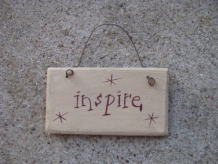 1009I - Inspire mini wood sign 1009I - Inspire mini wood sign