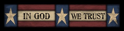 Primitive Wood Block 103GT - In God we Trust Primitive Wood Block 103GT - In God we Trust