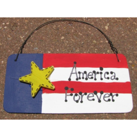 Patriotic Sign 10977AF - America Forever 