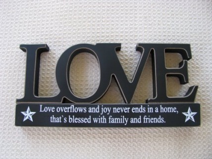 11146A - Love Tabletop Cutout 11146A - Love Tabletop Cutout