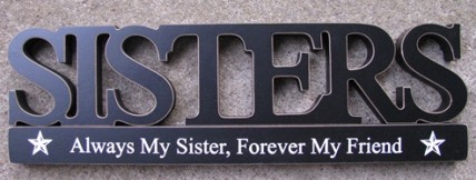 11146E - Sisters Tabletop Cutout 11146E - Sisters Tabletop Cutout