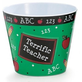 Teacher Gifts 1137303-School Daze Cover Plastic Pot