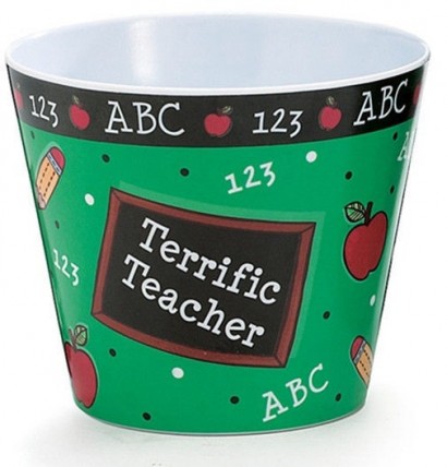 Teacher Gifts 1137303-School Daze Cover Plastic Pot