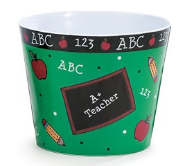 Teacher Gifts 1137304 Plastic Pot Cover School Daze Teacher Gifts 1137304 Plastic Pot Cover School Daze