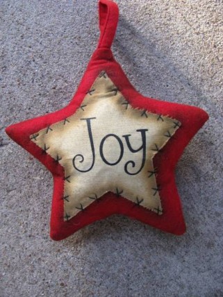 Primitive Decor 1146089RJ - Red Joy Star 