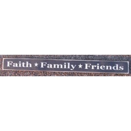 115B- Faith Family Freinds wood block