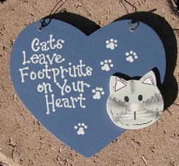 1196 - Cats leave footprints on your heart 1196 - Cats leave footprints on your heart