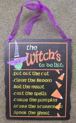 Halloween Decor KLY1259036-Witch To Do List Halloween Decor KLY1259036-Witch To Do List