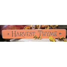 12HT - Harvest Thyme engraved wood block 12HT - Harvest Thyme engraved wood block