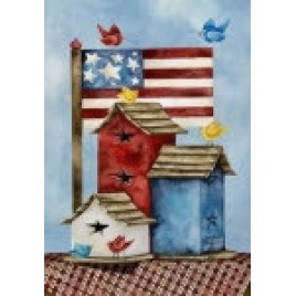 Freedom Birdhouses House Flag HFB1328