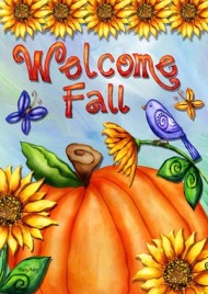 1544WF - Welcome Fall Garden Flag