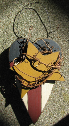 Wood Primitive 160 AH Americana Heart Wood Primitive 160 AH Americana Heart