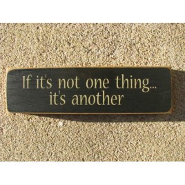 Primitive wood block  T1787  If it's not one thing..it's another 