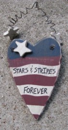 21685 - Stars & Stripes Forever Patriotic Heart