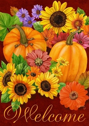 2334FGWF - Welcome Fall Garden Flag 