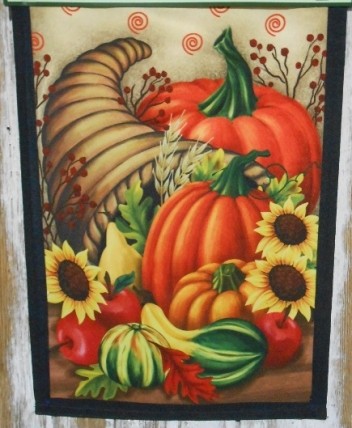 2406CGF Cornucopia garden flag 