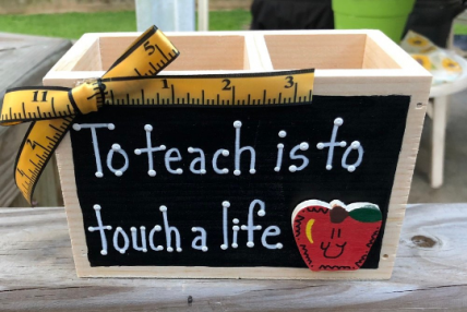  Teacher Gifts   Teacher Gift  2714DC  To teach is to Touch a Life Supply Box