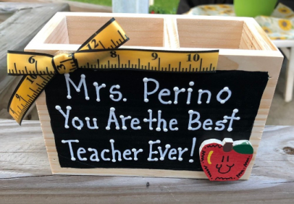 Teacher Gifts 2757ER (Teachers Name) You Are the Best Teacher Ever! Supply Wood Box Teacher Gifts 2757ER (Teachers Name) You Are the Best Teacher Ever! Supply Wood Box