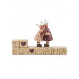 29643-I Love My Nana Resin Block