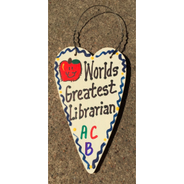  Teacher Gifts 3016  Worlds Greatest Librarian 
