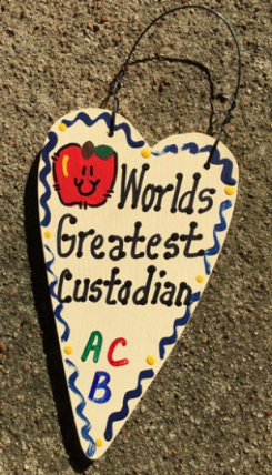 Teacher Gifts 3024  Worlds Greatest Custodian   Teacher Gifts 3024  Worlds Greatest Custodian