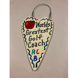 Golf Coach Teacher Gifts 3036  Worlds Greatest Golf Coach