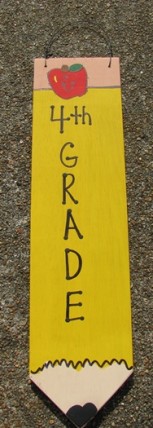 3075P4- 4th Grade Teacher wood pencil 3075P4- 4th Grade Teacher wood pencil