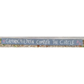 31342GC - Grandchildren Complete the Circle Wood Sign 