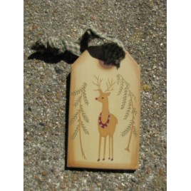 31617R- Reindeer Gift Tag 31617R- Reindeer Gift Tag