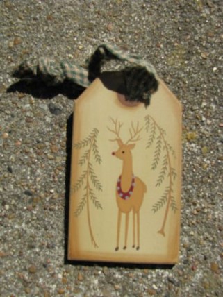 31617R- Reindeer Gift Tag 31617R- Reindeer Gift Tag