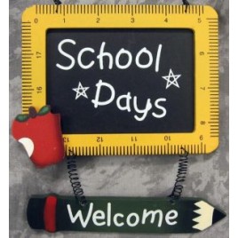 505-32149 Welcome School Days Wood Sign