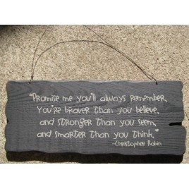 32304B- Promise Me you will always remember wood sign 32304B- Promise Me you will always remember wood sign