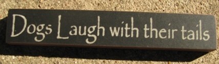 Primitive Wood Block 32315TB-Dogs Laugh with their Tails Primitive Wood Block 32315TB-Dogs Laugh with their Tails