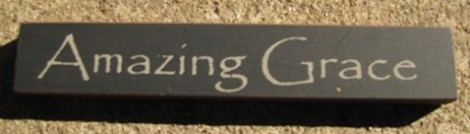 32317AB - Amazing Grace mini wood block 