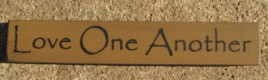 32318LG Love One Another mini wood block 