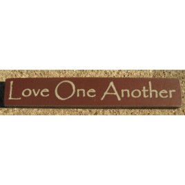 32318LM Love One Another mini wood block 