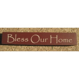 32320BM-Bless Our Home MINI wood block  