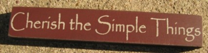 32320CM - Cherish the Simple Things Mini wood block 32320CM - Cherish the Simple Things Mini wood block