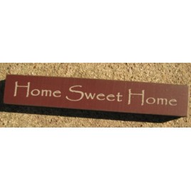 32320HM  Home Sweet Home MINI wood block 