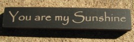  32325YB You Are My Sunshine mini wood block 