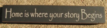 32326HB Home is where your story Begins Wood Block 32326HB Home is where your story Begins Wood Block