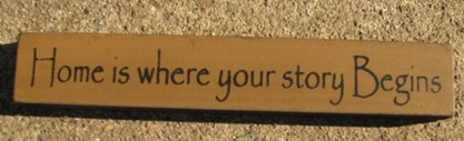 32326HG Home is where your story Begins Wood Block 32326HG Home is where your story Begins Wood Block
