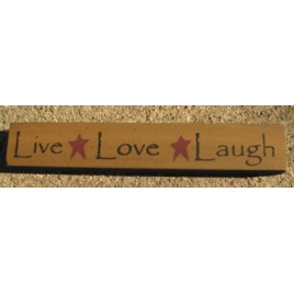 32327LG-Live Love Laugh wood block 