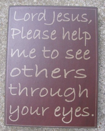 32421M - Lord Jesus wood box sign