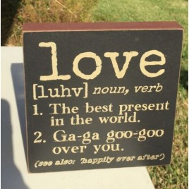 Primitive Love Word Definition Sign 
