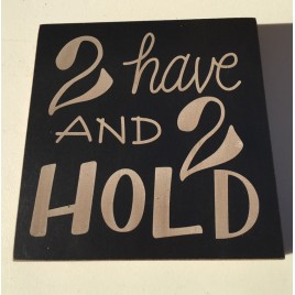 Primitive Wood Block 32670 2 have and 2 hold 