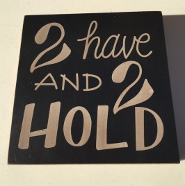 Primitive Wood Block 32670 2 have and 2 hold 