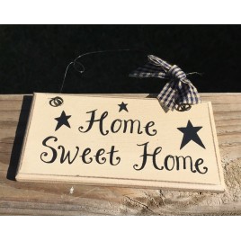 Primitive Wood mini Sign 32901H- Home Sweet Home 