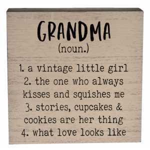 34471 Grandma Definition Box Sign