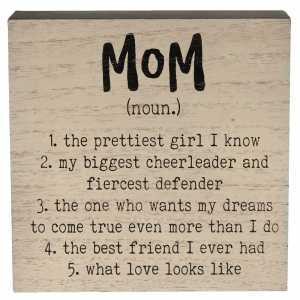 34473 Mom Definition Box Sign 34473 Mom Definition Box Sign